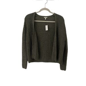NWT Talbots Olive Knit Cardigan